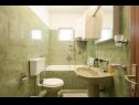 Apartments Sreca - 150m from the beach A1 - Zeleni(2), A2 - Zuti(2) Mirca - Island Brac  - Apartment - A1 - Zeleni(2): bathroom with toilet