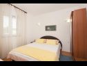 Apartments Sreca - 150m from the beach A1 - Zeleni(2), A2 - Zuti(2) Mirca - Island Brac  - Apartment - A2 - Zuti(2): bedroom