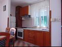 Apartments Fran - 20m from the sea: A1(6+2) Postira - Island Brac  - Apartment - A1(6+2): kitchen and dining room