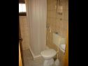 Apartments Rajko - 40 m from beach: A1(4+1), A2(4+1), A3(2+2) Povlja - Island Brac  - Apartment - A1(4+1): bathroom with toilet