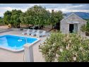 Holiday home Tonka - with pool; H(4+2) Pucisca - Island Brac  - Croatia - swimming pool