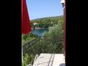 Apartments and rooms Ref - 20 m from sea : 1 - A1(4+1), 2 - A2(2+1), 3 - R1(2), 4 - R2(2) Cove Puntinak (Selca) - Island Brac  - Croatia - Room - 3 - R1(2): terrace view