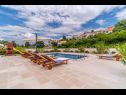 Holiday home Villa Gold - private pool & grill: H(12+4) Splitska - Island Brac  - Croatia - garden terrace