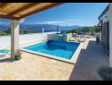 Holiday home Kristiana - open swimming pool: H(7) Supetar - Island Brac  - Croatia - house