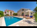 Holiday home Maria - private pool & parking: H(4+1) Supetar - Island Brac  - Croatia - H(4+1): swimming pool
