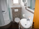 Apartments Anda - sea view: B1(4), B2(4), C(4+1) Mastrinka - Island Ciovo  - Apartment - B1(4): bathroom with toilet