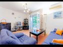 Apartments Ljubo - pool and view: A1(6+2) Mastrinka - Island Ciovo  - Apartment - A1(6+2): living room