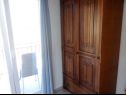 Apartments Doktor - sea view; A2(9) Mastrinka - Island Ciovo  - Apartment - A2(9): bedroom