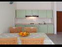 Apartments Filip - with parking : A1-2A(2+3), SA2-2B(2+1), A3-3A(2+3), SA4-3B(2+1) Okrug Gornji - Island Ciovo  - Studio apartment - SA4-3B(2+1): kitchen and dining room
