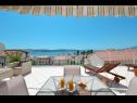Apartments Bozo - amazing terrace and sea view: A1(4) Okrug Gornji - Island Ciovo  - house