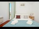 Apartments Bozo - amazing terrace and sea view: A1(4) Okrug Gornji - Island Ciovo  - Apartment - A1(4): bedroom