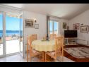 Apartments Bozo - amazing terrace and sea view: A1(4) Okrug Gornji - Island Ciovo  - Apartment - A1(4): dining room