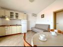 Apartments Mari - 150 m from sea: A1(2+1), A2(2+1), A3(2+1), A4(2+1) Okrug Gornji - Island Ciovo  - Apartment - A1(2+1): kitchen and dining room