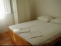 Apartments Neva - 30 m from sea: A1(4) Zavala - Island Hvar  - Apartment - A1(4): bedroom