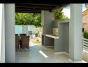 Holiday home Krk - with private pool: H(6+2) Soline - Island Krk  - Croatia - covered terrace