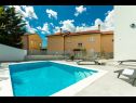 Holiday home Krk - with private pool: H(6+2) Soline - Island Krk  - Croatia - swimming pool (house and surroundings)