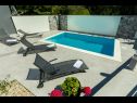 Holiday home Krk - with private pool: H(6+2) Soline - Island Krk  - Croatia - swimming pool