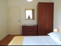 Apartments Smilja - 150 m from pebble beach: A1(2+2), A2(2+1), SA3(2) Baska Voda - Riviera Makarska  - Apartment - A1(2+2): bedroom