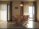 Apartments Smilja - 150 m from pebble beach: A1(2+2), A2(2+1), SA3(2) Baska Voda - Riviera Makarska  - Apartment - A1(2+2): dining room