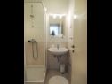 Apartments Smilja - 150 m from pebble beach: A1(2+2), A2(2+1), SA3(2) Baska Voda - Riviera Makarska  - Studio apartment - SA3(2): bathroom with toilet