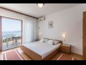 Apartments and rooms Vedra- free parking and close to the beach A1 (2+1), SA2 - B(2+1), C3 (2), D4 (2+1), E5 (2+1) Baska Voda - Riviera Makarska  - Apartment - C3 (2): bedroom