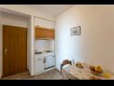 Apartments and rooms Vedra- free parking and close to the beach A1 (2+1), SA2 - B(2+1), C3 (2), D4 (2+1), E5 (2+1) Baska Voda - Riviera Makarska  - Apartment - A1 (2+1): kitchen and dining room