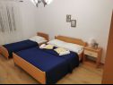Apartments Toni - 150m from pebble beach: A1 veliki (5) Baska Voda - Riviera Makarska  - Apartment - A1 veliki (5): bedroom