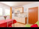 Apartments and rooms Led - near sea: SA1(2), A2(2+2), A3(2+2), R4(2), R5(2), A6(2+1), A7(2+2) Brela - Riviera Makarska  - Apartment - A2(2+2): kitchen and dining room