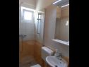 Apartments Jure - terrace with amazing sea view: A1 Leona (6+2), A2 Ivano (6+2) Brist - Riviera Makarska  - Apartment - A2 Ivano (6+2): bathroom with toilet
