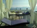 Apartments Jure - terrace with amazing sea view: A1 Leona (6+2), A2 Ivano (6+2) Brist - Riviera Makarska  - Apartment - A2 Ivano (6+2): terrace