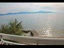 Apartments Bale - right at the beach: A1 Plaza(4) Brist - Riviera Makarska  - sea view