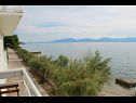 Apartments Bale - right at the beach: A1 Plaza(4) Brist - Riviera Makarska  - Apartment - A1 Plaza(4): balcony view