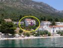 Apartments Kate - 20m from the beach: A1(2+2), A2(2+2) Brist - Riviera Makarska  - house
