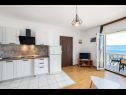 Apartments More - 60m from the sea: A1 Citron(2+2), A2 Mateo(4+1), A3 Sime(2+2), A4 Dino(2+1), A5 Dijana(2+2) Brist - Riviera Makarska  - Apartment - A3 Sime(2+2): kitchen