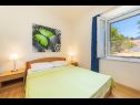 Apartments Horizont - 150 m from pebble beach: A1-Filip(4+2), A2-Mario(4+2) Brist - Riviera Makarska  - Apartment - A1-Filip(4+2): bedroom