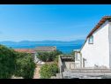 Apartments Jure - terrace with amazing sea view: A1 Leona (6+2), A2 Ivano (6+2) Brist - Riviera Makarska  - view