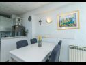 Apartments Jure - terrace with amazing sea view: A1 Leona (6+2), A2 Ivano (6+2) Brist - Riviera Makarska  - Apartment - A1 Leona (6+2): kitchen and dining room