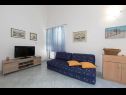Apartments Blue - 100 m from beach: A1(3+1) Igrane - Riviera Makarska  - Apartment - A1(3+1): living room