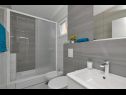 Apartments Smi - 250 m from sea: A1 juzni(2+1), A2 sjeverni(2+1), A3(4) Makarska - Riviera Makarska  - Apartment - A2 sjeverni(2+1): bathroom with toilet