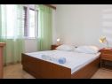 Apartments Nataša -100m from sea: A1(5), A2(9) Podgora - Riviera Makarska  - Apartment - A2(9): bedroom