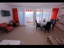 Apartments Ruz - near beach: 1 - A 301(4+1), 2 - A 204(4), 3 - SA 101(2), 4 - SA 102(2), 5 - SA 103(2+1), 6 - SA 104(2), 7 - SA 105(2), 8 - SA 201(2+2), 9 - SA 202(2+1), 10 - SA 203(2) Zaostrog - Riviera Makarska  - Apartment - 1 - A 301(4+1): living room