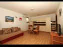 Apartments Slađa - 150 m from beach: A1(4+1), A2(4+1) Jezera - Island Murter  - Apartment - A1(4+1): living room