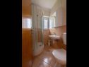 Apartments Mir - close to beach: SA1(2), SA2(2), SA3(2+1), SA4(2), A5(4) Duce - Riviera Omis  - Studio apartment - SA2(2): bathroom with toilet