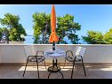 Apartments Verica - 15 m from beach: SA1(2), SA2(2), SA3(2) Krilo Jesenice - Riviera Omis  - Studio apartment - SA1(2): terrace