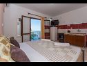 Apartments Verica - 15 m from beach: SA1(2), SA2(2), SA3(2) Krilo Jesenice - Riviera Omis  - Studio apartment - SA3(2): interior