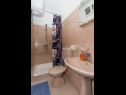 Apartments Verica - 15 m from beach: SA1(2), SA2(2), SA3(2) Krilo Jesenice - Riviera Omis  - Studio apartment - SA3(2): bathroom with toilet