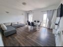 Apartments May - with sea view: A1(2+2), A2(6)  Marusici - Riviera Omis  - Apartment - A2(6) : living room