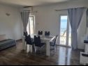 Apartments May - with sea view: A1(2+2), A2(6)  Marusici - Riviera Omis  - Apartment - A2(6) : dining room