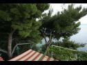 Apartments Branka - at the beach: A1(4), SA2(2) Stanici - Riviera Omis  - Apartment - A1(4): terrace view