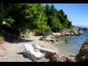 Apartments Branka - at the beach: A1(4), SA2(2) Stanici - Riviera Omis  - beach